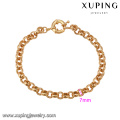 72408 High quality fashion 18k gold color gold hand chain bracelet